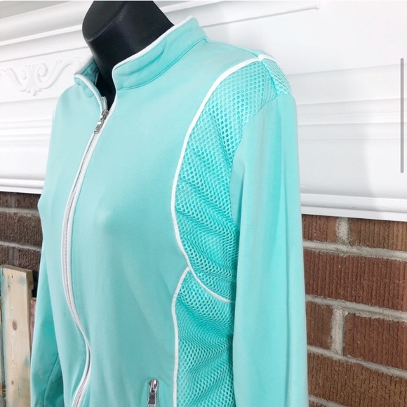 Zip Up Jacket/Hoodie with Mesh Side - Picture 4 of 6